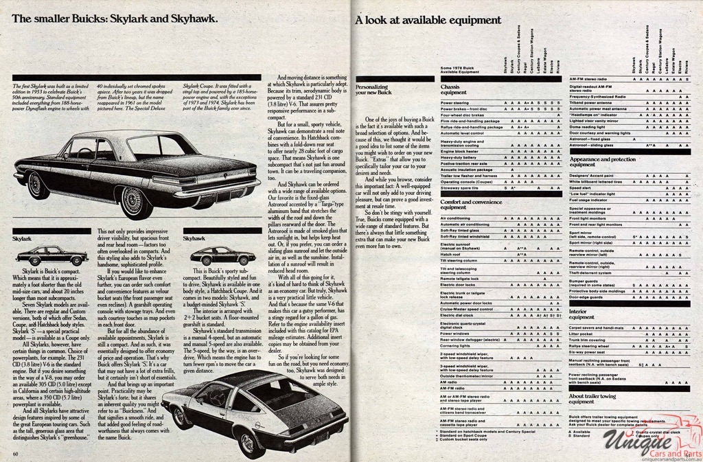 1978 Buick Full-Line All Models Brochure Page 19